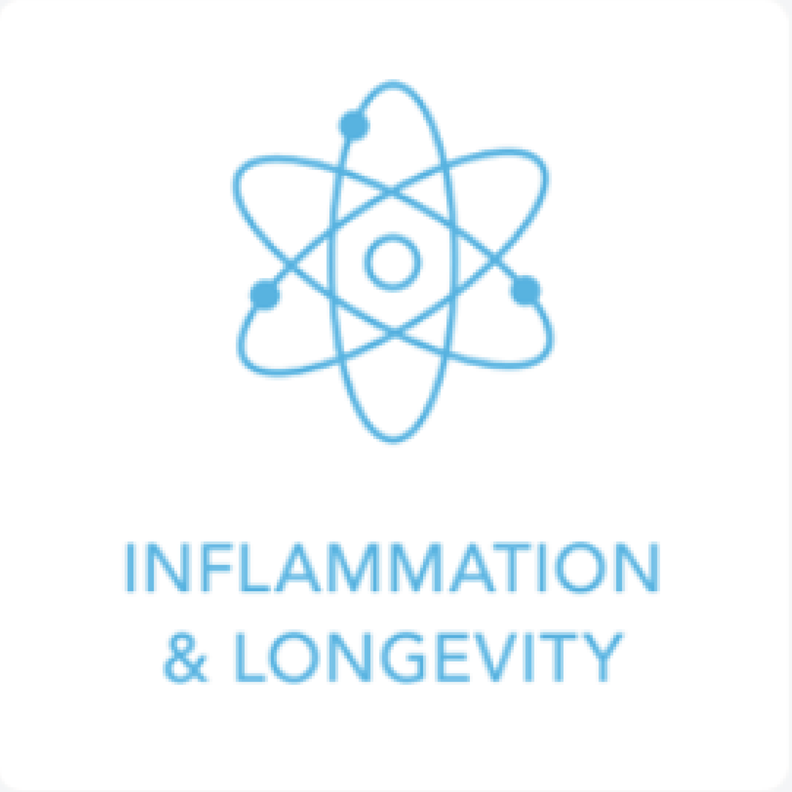 Inflammation and longevity icon